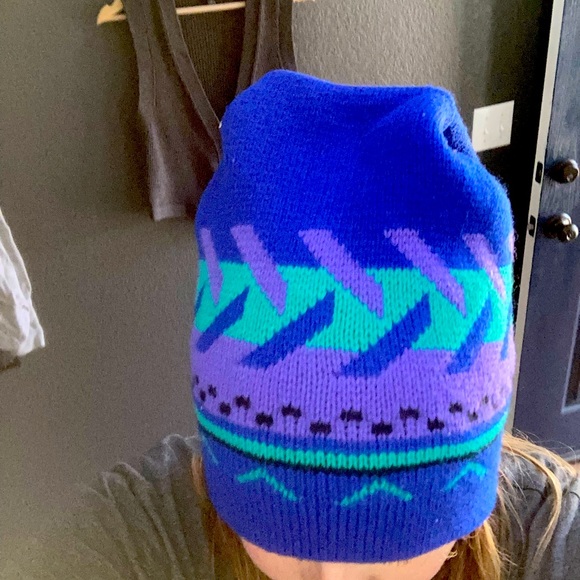 VINTAGE - 90s Ski hat; s/m; maybe Columbia brand - Picture 2 of 7